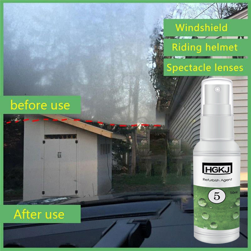 GlossLab™ Anti-Fog & Rain Repellent Spray – Crystal Clear Vision for Glass & Mirrors