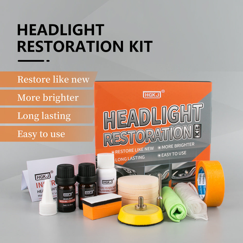 GlossLab™ Professional Headlight Restoration Kit – Complete Renovation & Polishing System