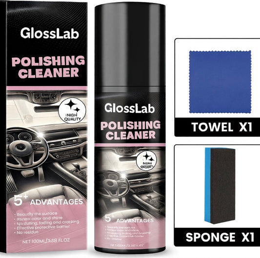 glosslab, plastic restorer, bumper wax, trim repair, uv protectant