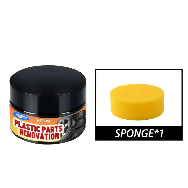 GlossLab™ Plastic Restorer Wax – Scratch & Fade Repair for Bumpers and Trim