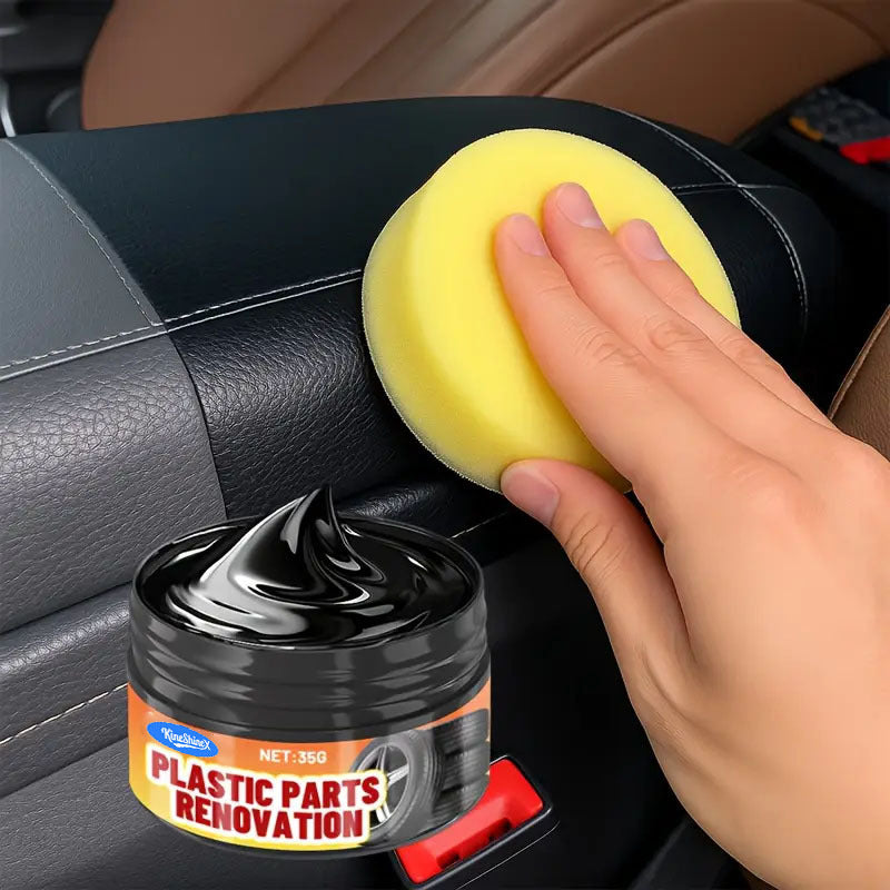 GlossLab™ Plastic Restorer Wax – Scratch & Fade Repair for Bumpers and Trim