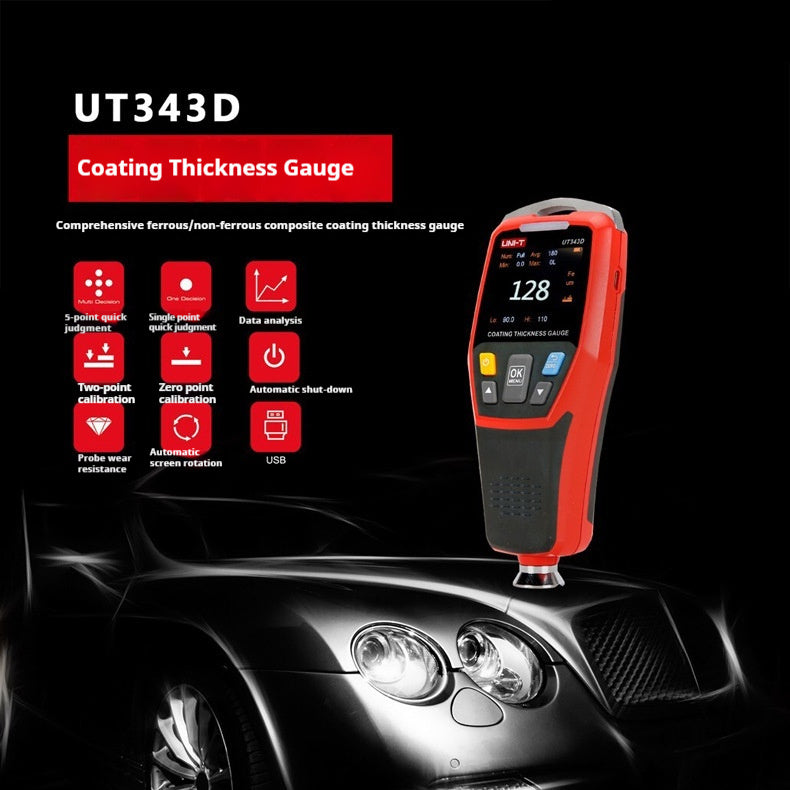 GlossLab™ Coating Thickness Gauge – Professional Paint Depth Meter