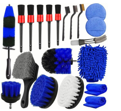 GlossLab™ Premium 20-Piece Car Detailing Brush Set